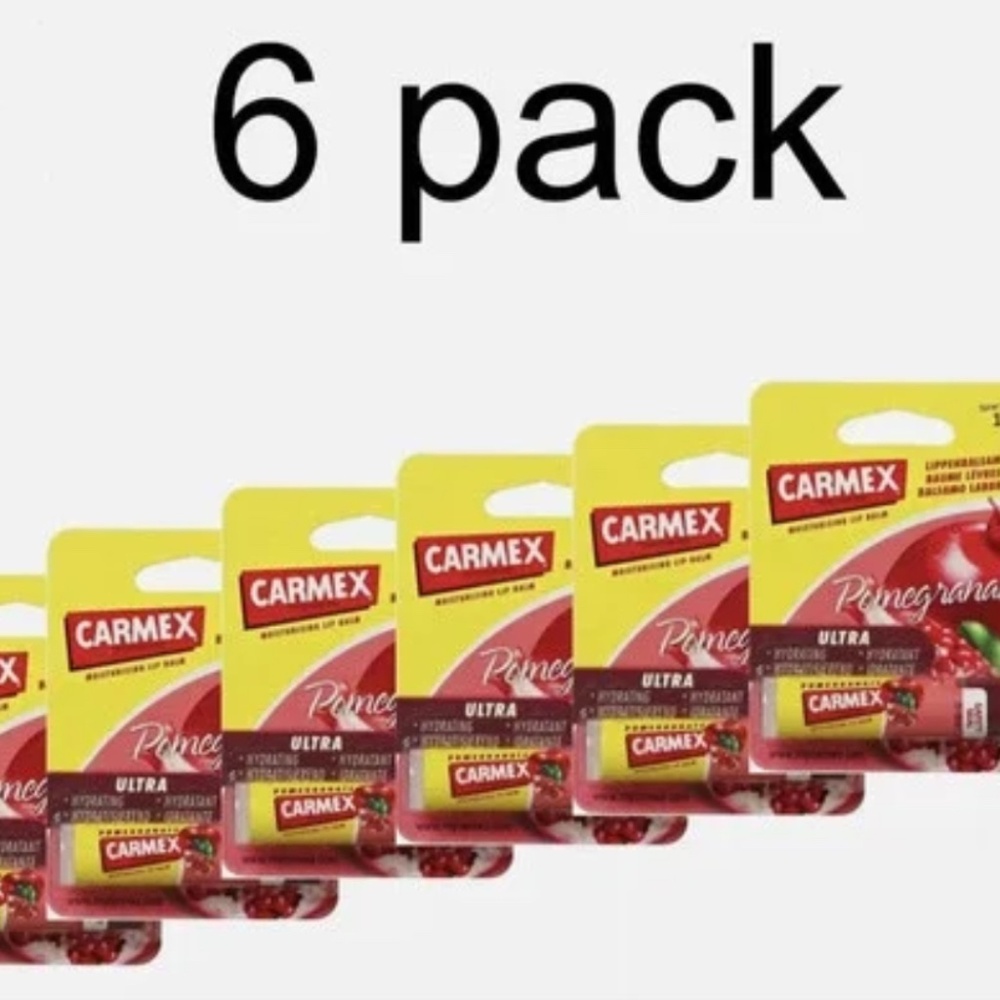 6 x Lip balm CARMEX POMEGRANATE SPF15, 4.25 g